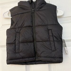 Xersion Black Quilted Puffer Vest